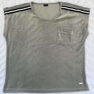 Lascana Velour Top, Size M/L